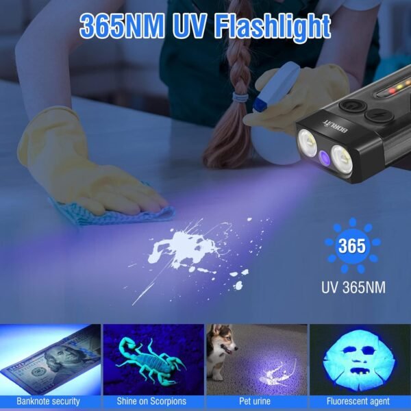 BORUIT V10 Small Powerful Flashlight Review with 365nm UV Black Light Features BORUIT V10 Small Powerful Flashlight Review with 365nm UV Black Light Features