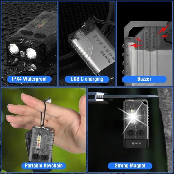 BORUIT V10 Small Powerful Flashlight Review with 365nm UV Black Light Features BORUIT V10 Small Powerful Flashlight Review with 365nm UV Black Light Features