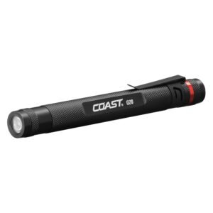 Coast G20 Inspection Beam LED Penlight with Adjustable Pocket Clip and Consistent Edge-To-Edge Brightness, Black, 54 lumens,1 Pack Coast G20 Inspection Beam LED Penlight with Adjustable Pocket Clip and Consistent Edge-To-Edge Brightness, Black, 54 lumens,1 Pack