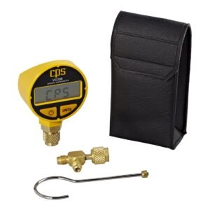 CPS VG200 Digital Vacuum Gauge | NIST Calibration for Accuracy | Withstand 400 Psi Pressure, Easy-to-Read 5-Digit LCD | Perfect for Vacuum Testing in HVAC/R Systems CPS VG200 Digital Vacuum Gauge | NIST Calibration for Accuracy | Withstand 400 Psi Pressure, Easy-to-Read 5-Digit LCD | Perfect for Vacuum Testing in HVAC/R Systems