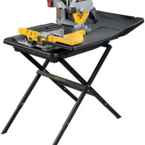 DEWALT Wet Tile Saw with Stand, 10-Inch, Corded (D24000S) DEWALT Wet Tile Saw with Stand, 10-Inch, Corded (D24000S)