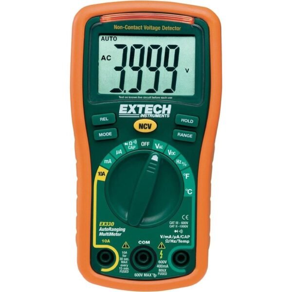Extech EX330 Autorange Multimeter Review with NCV and Type K Temperature Features Extech EX330 Autorange Multimeter Review with NCV and Type K Temperature Features