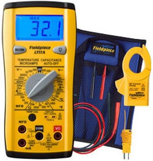 Fieldpiece LT17A Classic Style Digital Multimeter w/Temp, MFD, Microamps, Frequency Fieldpiece LT17A Classic Style Digital Multimeter w/Temp, MFD, Microamps, Frequency