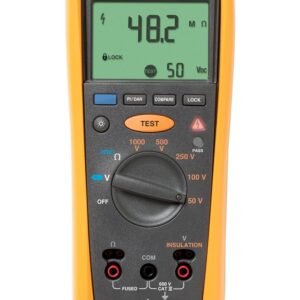 Fluke 1507 Digital Megohmmeter Insulation Resistance Tester, For Advanced Industrial and Electrical Insulation Testing, Offers Multiple Insulation Test Voltages: 50 V, 100 V,... Fluke 1507 Digital Megohmmeter Insulation Resistance Tester, For Advanced Industrial and Electrical Insulation Testing, Offers Multiple Insulation Test Voltages: 50 V, 100 V,...