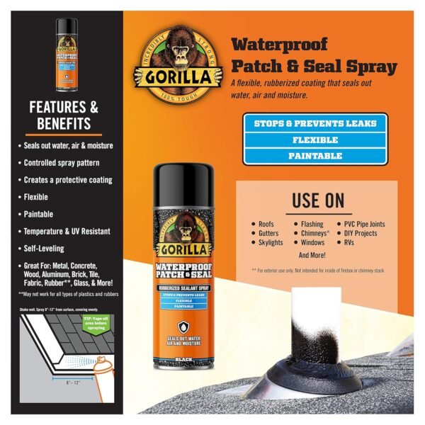 Gorilla Waterproof Sealant Spray Review Best Rubberized Sealant for Lasting Repairs Gorilla Waterproof Sealant Spray Review Best Rubberized Sealant for Lasting Repairs
