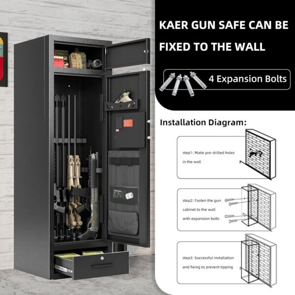 High Capacity Gun Safes KAER Review Electronic Lock and Anti-Theft Features Explored High Capacity Gun Safes KAER Review Electronic Lock and Anti-Theft Features Explored