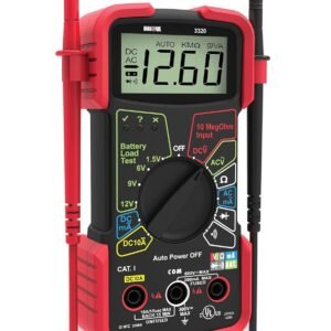 INNOVA 3320 Auto-Ranging Digital Multimeter, Red & Black INNOVA 3320 Auto-Ranging Digital Multimeter, Red & Black