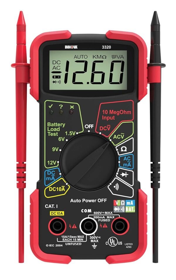 Innova 3320 Auto-Ranging Multimeter Review Accurate Automotive and Household Electrical Tester Innova 3320 Auto-Ranging Multimeter Review Accurate Automotive and Household Electrical Tester