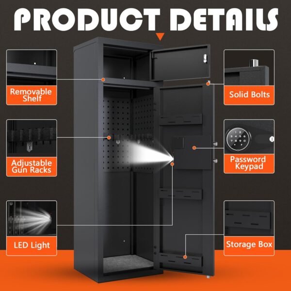 KAER Gun Safe Review Best Rifle and Shotgun Cabinet with Digital Lock Security KAER Gun Safe Review Best Rifle and Shotgun Cabinet with Digital Lock Security