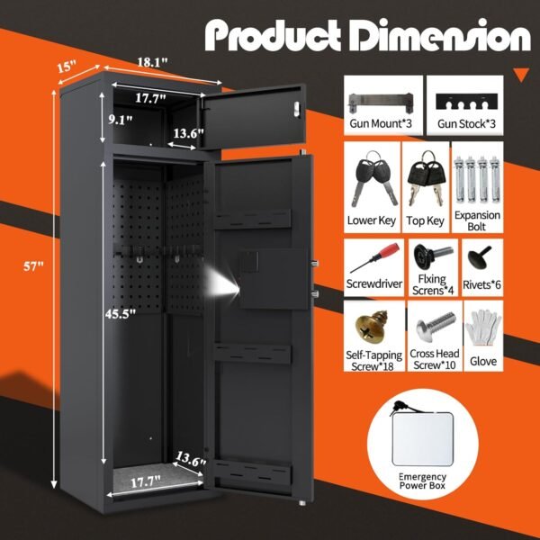 KAER Gun Safe Review Best Rifle and Shotgun Cabinet with Digital Lock Security KAER Gun Safe Review Best Rifle and Shotgun Cabinet with Digital Lock Security