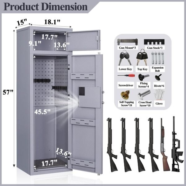KAER Gun Safe Review Large Capacity Heavy Duty Electronic Rifle Cabinet KAER Gun Safe Review Large Capacity Heavy Duty Electronic Rifle Cabinet