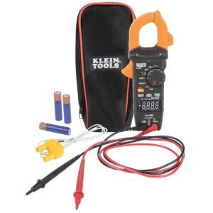 Klein Tools CL390 AC/DC Digital Clamp Meter, Auto-Ranging, 400 Amp, NCVT Tester, Hi-Viz LCD Display, TRMS, Continuity Resistance, Temperature and More Klein Tools CL390 AC/DC Digital Clamp Meter, Auto-Ranging, 400 Amp, NCVT Tester, Hi-Viz LCD Display, TRMS, Continuity Resistance, Temperature and More