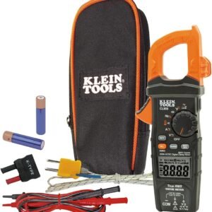 Klein Tools CL800 Digital Clamp Meter, Auto Ranging TRMS, AC/DC Volt/Current, LoZ, Continuity, Frequency, Capacitance, NCVT, Temp, More 1000V Klein Tools CL800 Digital Clamp Meter, Auto Ranging TRMS, AC/DC Volt/Current, LoZ, Continuity, Frequency, Capacitance, NCVT, Temp, More 1000V