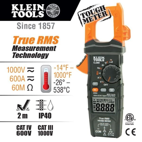 Klein Tools CL800 Digital Clamp Meter Review Unveils Professional Accuracy and Features Klein Tools CL800 Digital Clamp Meter Review Unveils Professional Accuracy and Features