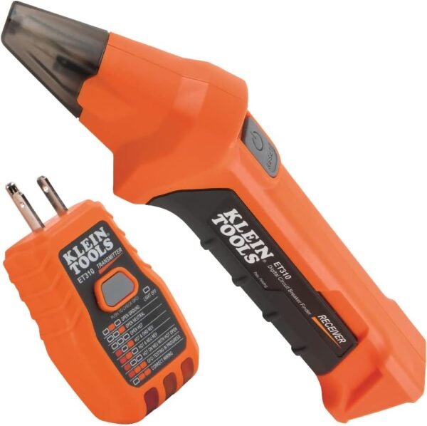 Klein Tools ET310 AC Circuit Breaker Finder, Electric and Voltage Tester with Integrated GFCI Outlet Tester Klein Tools ET310 AC Circuit Breaker Finder, Electric and Voltage Tester with Integrated GFCI Outlet Tester