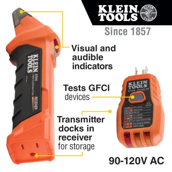 Klein Tools ET310 Circuit Breaker Finder Review Uncovers Accuracy and Built in GFCI Testing Features Klein Tools ET310 Circuit Breaker Finder Review Uncovers Accuracy and Built in GFCI Testing Features