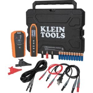 Klein Tools ET450 Advanced Circuit Breaker Finder and Wire Tracer Kit for Energized and Non-Energized Breakers, Fuses, and Wires Klein Tools ET450 Advanced Circuit Breaker Finder and Wire Tracer Kit for Energized and Non-Energized Breakers, Fuses, and Wires