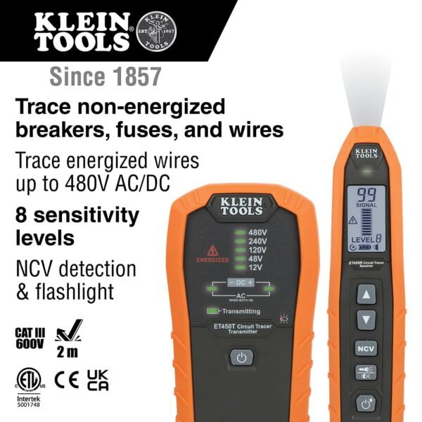 Klein Tools ET450 Circuit Breaker Finder Review Reliable Tracing for Energetic and Non-Energized Wires Klein Tools ET450 Circuit Breaker Finder Review Reliable Tracing for Energetic and Non-Energized Wires