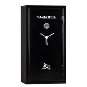 Kodiak Gun Safe for Rifles & Pistols, KBX5629 by Rhino Metals with New SafeX Security System, Safely Stores 42 Long Guns & 9 Handguns, Door Organizer for Handguns & Ammo, 390lbs Kodiak Gun Safe for Rifles & Pistols, KBX5629 by Rhino Metals with New SafeX Security System, Safely Stores 42 Long Guns & 9 Handguns, Door Organizer for Handguns & Ammo, 390lbs