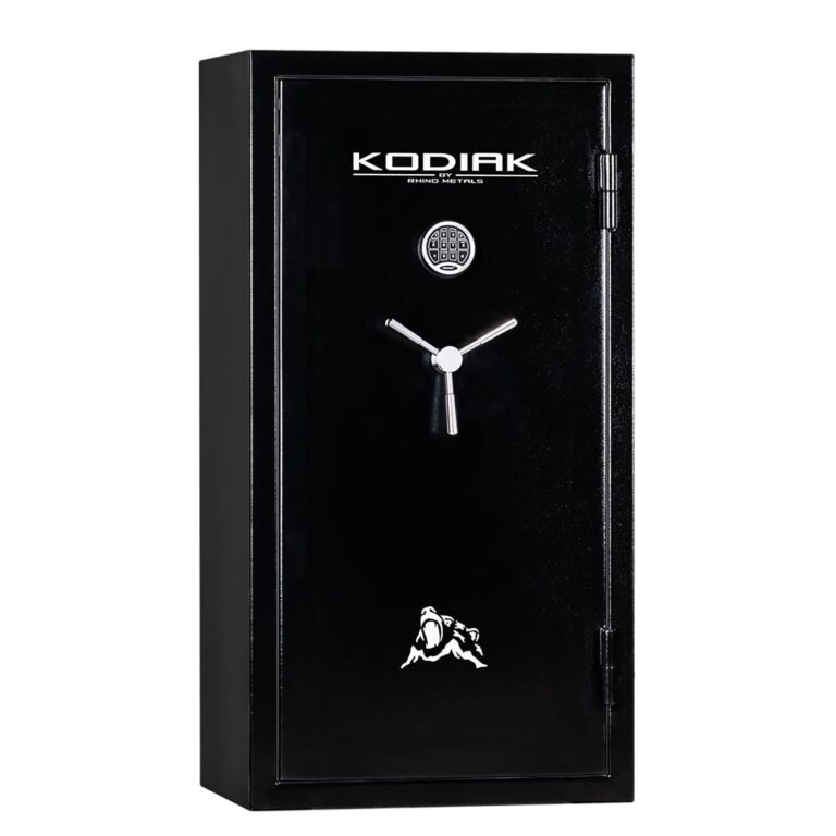 Kodiak Gun Safe for Rifles & Pistols, KBX5629 by Rhino Metals with New SafeX Security System, Safely Stores 42 Long Guns & 9 Handguns, Door Organizer for Handguns & Ammo, 390lbs