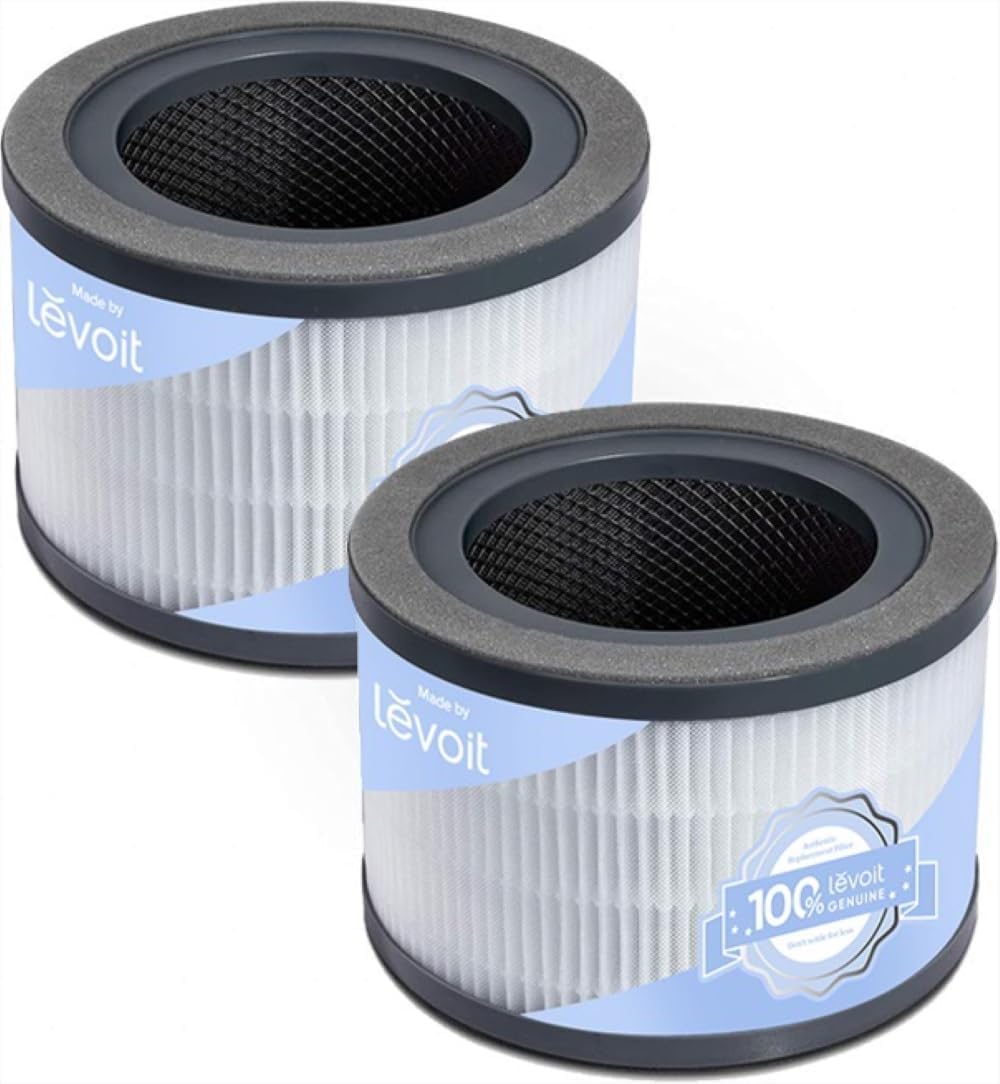 LEVOIT Vista 200 Air Purifier Replacement Filter, 3-in-1 High-Efficiency Activated Carbon, Vista200-RF, Black, 2 count (Pack of 1)