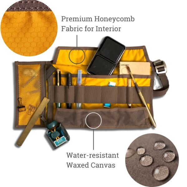 LOCHBY Tool Roll Review Versatile Waxed Canvas Organizer for Pens and Tech LOCHBY Tool Roll Review Versatile Waxed Canvas Organizer for Pens and Tech