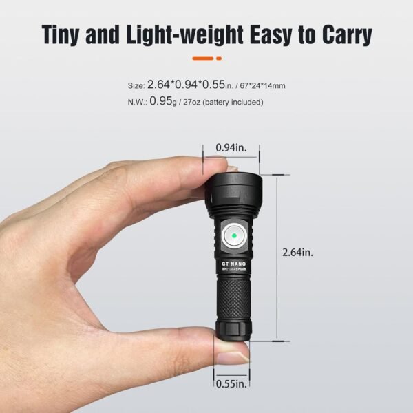 LUMINTOP GT Nano Keychain Flashlight Review Compact 450 Lumen Thrower Performance Tested LUMINTOP GT Nano Keychain Flashlight Review Compact 450 Lumen Thrower Performance Tested
