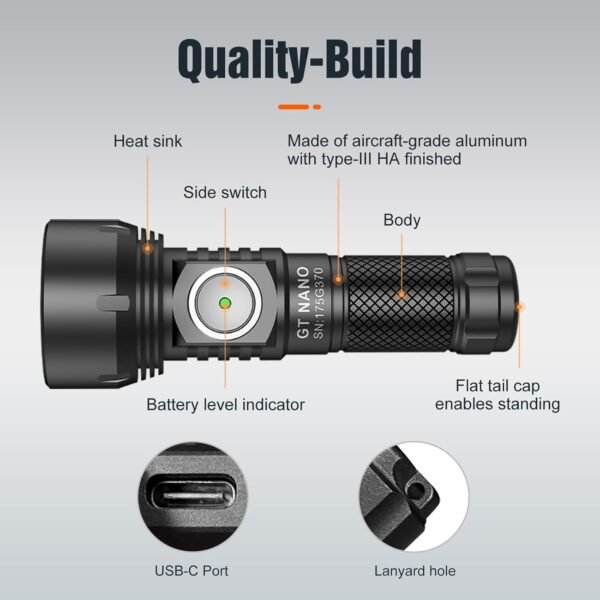 LUMINTOP GT Nano Keychain Flashlight Review Compact 450 Lumen Thrower Performance Tested LUMINTOP GT Nano Keychain Flashlight Review Compact 450 Lumen Thrower Performance Tested