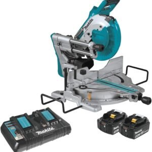 Makita XSL06PT 18V x2 LXT Lithium-Ion (36V) Brushless Cordless 10" Dual-Bevel Sliding Compound Miter Saw with Laser Kit (5.0Ah) Makita XSL06PT 18V x2 LXT Lithium-Ion (36V) Brushless Cordless 10" Dual-Bevel Sliding Compound Miter Saw with Laser Kit (5.0Ah)