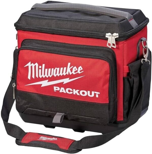Milwaukee 932471132 Packout Jobsite Cooler, Red Milwaukee 932471132 Packout Jobsite Cooler, Red