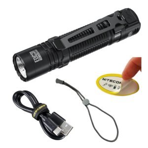 Nitecore EDC31 3500 Lumen EDC Flashlight, USB-C Rechargeable, Compact, High Lumen with Clip, Lanyyard, Sliding Lock Switch Sticker Nitecore EDC31 3500 Lumen EDC Flashlight, USB-C Rechargeable, Compact, High Lumen with Clip, Lanyyard, Sliding Lock Switch Sticker