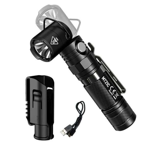 Nitecore MT21C Handheld Flashlight Review Powerful Rechargeable LED with Tiltable Head Nitecore MT21C Handheld Flashlight Review Powerful Rechargeable LED with Tiltable Head