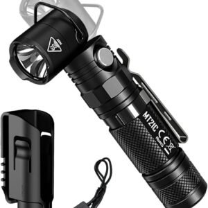 Nitecore MT21C LED Flashlight, 1000 Lumen Right Angle 90 Degree Tiltable Head L-Shape USB Rechargeable with Hard Duty Holster Nitecore MT21C LED Flashlight, 1000 Lumen Right Angle 90 Degree Tiltable Head L-Shape USB Rechargeable with Hard Duty Holster