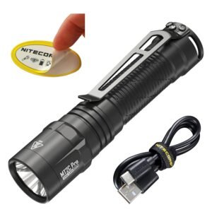 Nitecore MT2C Pro 1800 Lumen EDC Flashlight, USB-C Rechargeable, High Efficient LED, Long Runtime, Long Throw, Slim, Lightweight for Everyday Carry, Glove Box or Outdoor Nitecore MT2C Pro 1800 Lumen EDC Flashlight, USB-C Rechargeable, High Efficient LED, Long Runtime, Long Throw, Slim, Lightweight for Everyday Carry, Glove Box or Outdoor