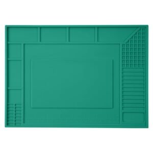 Noah Premium Heat Resistant Soldering Mat 932°F,Silicone repair Mat for Soldering Desoldering,Cell Phone, Laptop Repair, 11.8''x8.3'',Green Noah Premium Heat Resistant Soldering Mat 932°F,Silicone repair Mat for Soldering Desoldering,Cell Phone, Laptop Repair, 11.8''x8.3'',Green