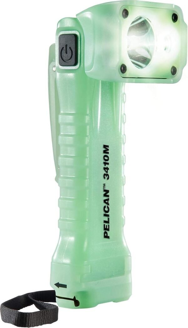 Pelican 3410 Right Angle LED Flashlight with Magnetic Clip (Photo Luminescent Body) Pelican 3410 Right Angle LED Flashlight with Magnetic Clip (Photo Luminescent Body)