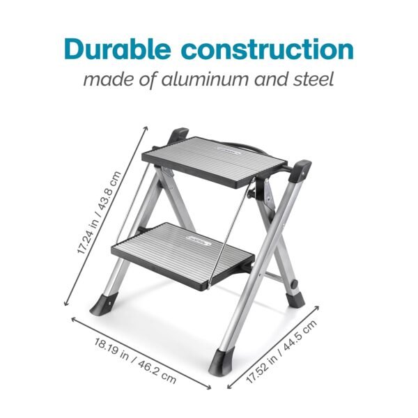 Polder Step Stool Review Lightweight Aluminum Folding 2-Step Ladder Stability Tested Polder Step Stool Review Lightweight Aluminum Folding 2-Step Ladder Stability Tested