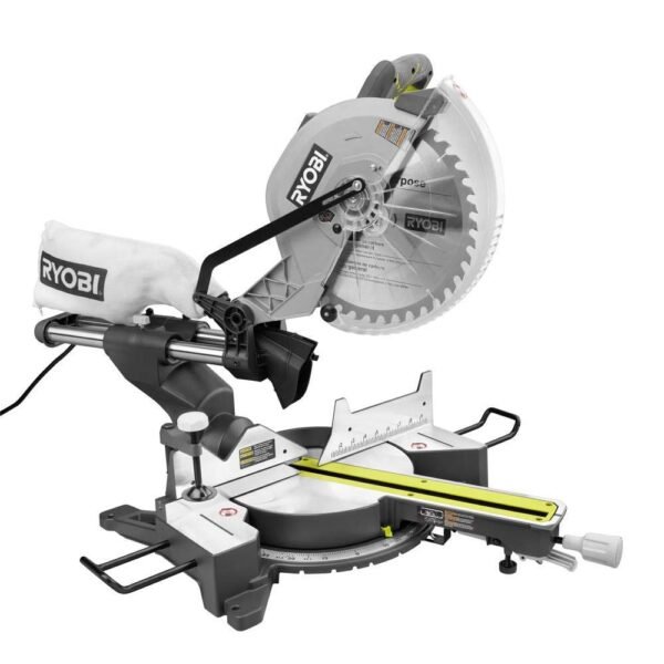 Ryobi 12 Inch Sliding Compound Miter Saw Review Powerful Precision with LED Guide Ryobi 12 Inch Sliding Compound Miter Saw Review Powerful Precision with LED Guide