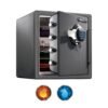 SentrySafe Waterproof and Fireproof Alloy Steel Digital Safe Box for Home with Code Button Keypad, 1.23 Cubic Feet, 17.8 x 16.3 x 19.3 Inches (exterior), SFW123GDC SentrySafe Waterproof and Fireproof Alloy Steel Digital Safe Box for Home with Code Button Keypad, 1.23 Cubic Feet, 17.8 x 16.3 x 19.3 Inches (exterior), SFW123GDC