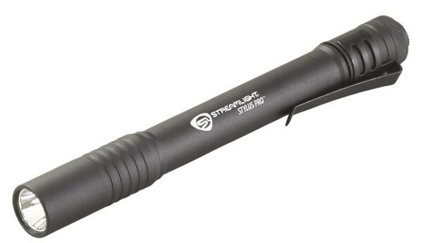 Streamlight 66118 Stylus Pro 100-Lumen Penlight with 2 AAA Alkaline Batteries, Black Streamlight 66118 Stylus Pro 100-Lumen Penlight with 2 AAA Alkaline Batteries, Black