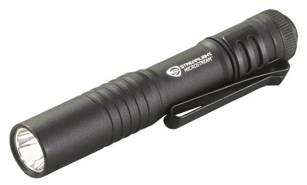 Streamlight 66318 MicroStream 45-Lumen Everyday Carry Pocket Flashlight with AAA Alkaline Battery, Black Streamlight 66318 MicroStream 45-Lumen Everyday Carry Pocket Flashlight with AAA Alkaline Battery, Black