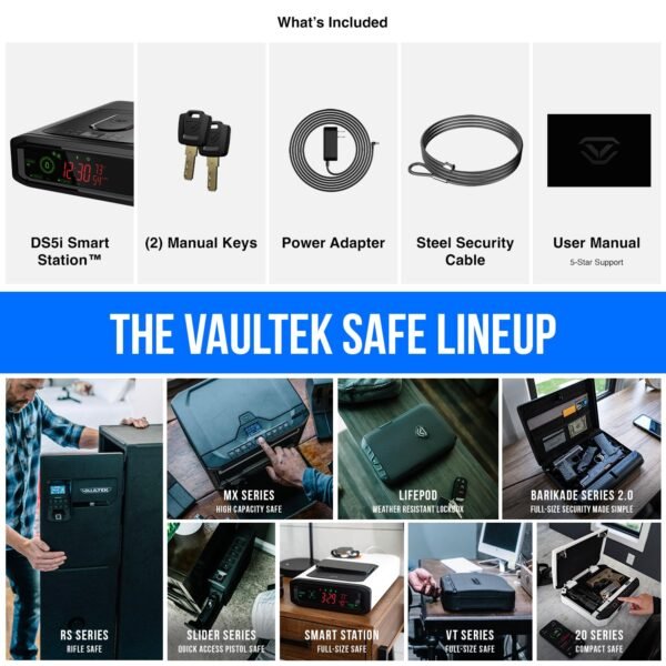 VAULTEK DS5i Biometric Safe Review Dual Wireless Charger and Secure Features VAULTEK DS5i Biometric Safe Review Dual Wireless Charger and Secure Features