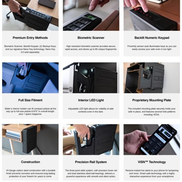 VAULTEK Slider Rugged Smart Handgun Safe Review Biometric Security and WiFi Alerts VAULTEK Slider Rugged Smart Handgun Safe Review Biometric Security and WiFi Alerts