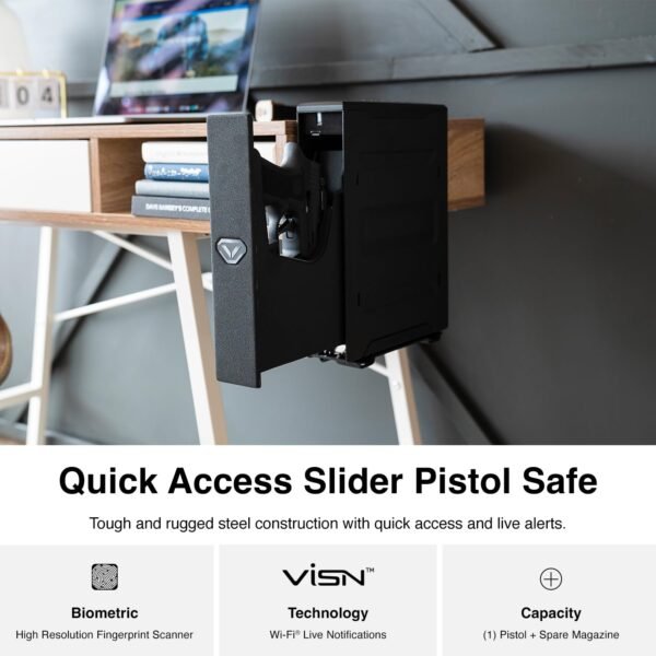 VAULTEK Slider Rugged Smart Handgun Safe Review Biometric Security and WiFi Alerts VAULTEK Slider Rugged Smart Handgun Safe Review Biometric Security and WiFi Alerts