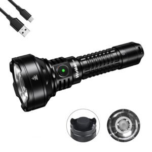 Wurkkos LED Tactical Flashlight Rechargeable - TD01C Tactical Flashlight High Lumens SFT40 LED Super Bright 1800LM with Buck Regulated Driver IP68 1000M Longest Range USB C Wurkkos LED Tactical Flashlight Rechargeable - TD01C Tactical Flashlight High Lumens SFT40 LED Super Bright 1800LM with Buck Regulated Driver IP68 1000M Longest Range USB C