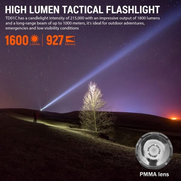 Wurkkos TD01C Tactical Flashlight Review High Lumens USB C Rechargeable Performance Wurkkos TD01C Tactical Flashlight Review High Lumens USB C Rechargeable Performance