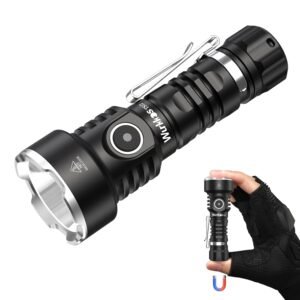 Wurkkos TS12 SFT25R LED Mini Flashlight Rechargeable,1350 High Lumens EDC Flashlight, Super Bright Small LED Flash Light, IP68 Waterproof Pocket Flashlight for Camping,... Wurkkos TS12 SFT25R LED Mini Flashlight Rechargeable,1350 High Lumens EDC Flashlight, Super Bright Small LED Flash Light, IP68 Waterproof Pocket Flashlight for Camping,...