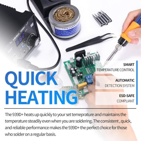 YIHUA 939D+ Soldering Station Review Powerful Precision Heat Control and Safety Features YIHUA 939D+ Soldering Station Review Powerful Precision Heat Control and Safety Features