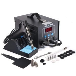 YIHUA 948 Standard Desoldering Station, 80W, with Auto Shutoff, Variable Precise Temperature (716°F ~ 896°F), ºC/°F display, Sleep Function and More. YIHUA 948 Standard Desoldering Station, 80W, with Auto Shutoff, Variable Precise Temperature (716°F ~ 896°F), ºC/°F display, Sleep Function and More.